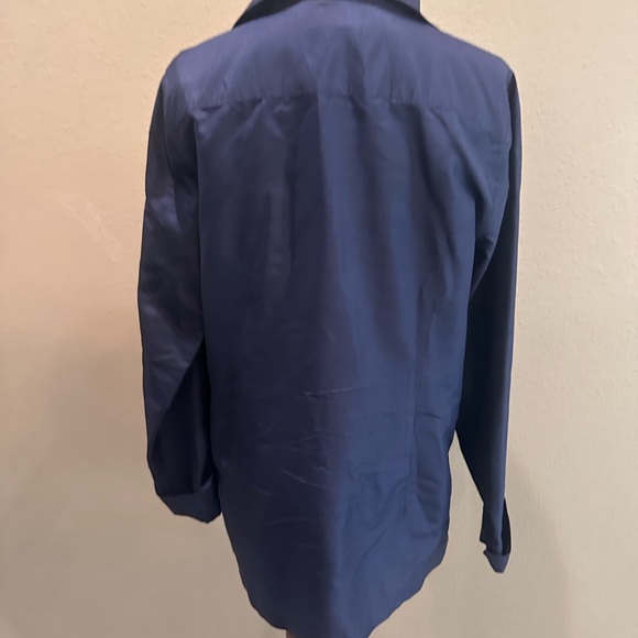 Talbots Midnight Blue Button Down Shirt - Picture 10 of 14
